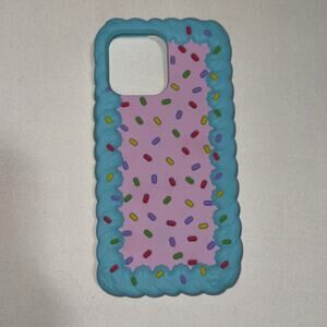 Frosted Sprinkle Silicone Case – Fits iPhone 14 Pro Max/15 Plus